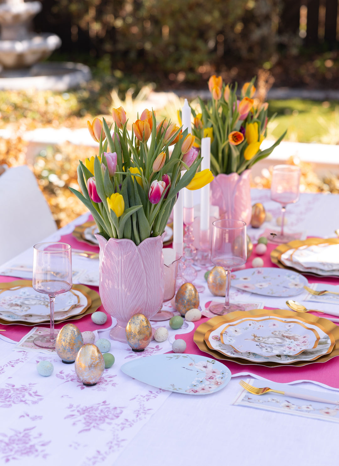 Charming Easter Table Setting