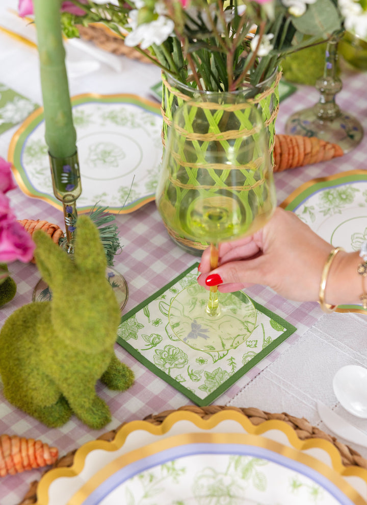 Easter Toile Cocktail Napkins/26pk