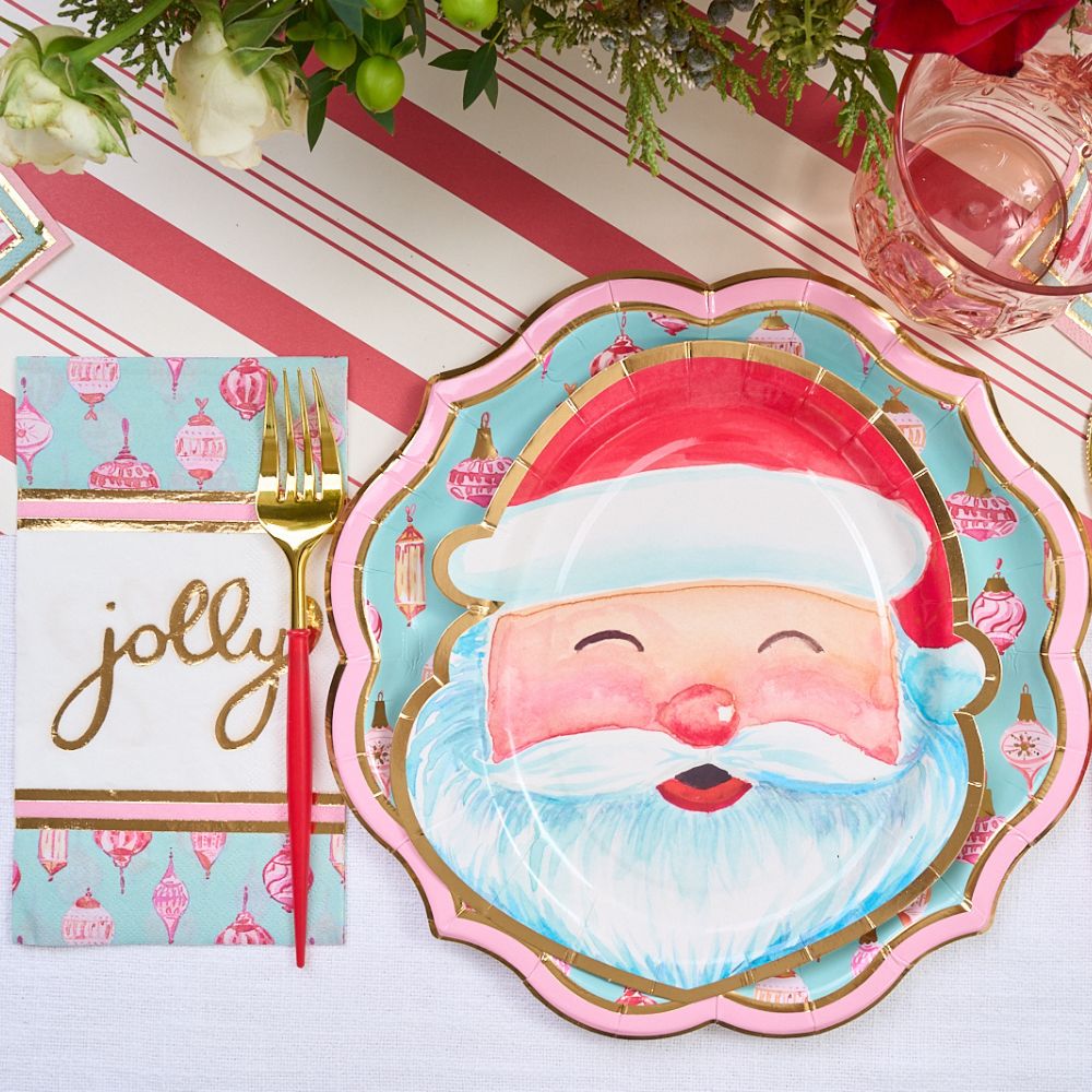 Jolly Holiday Table Setting
