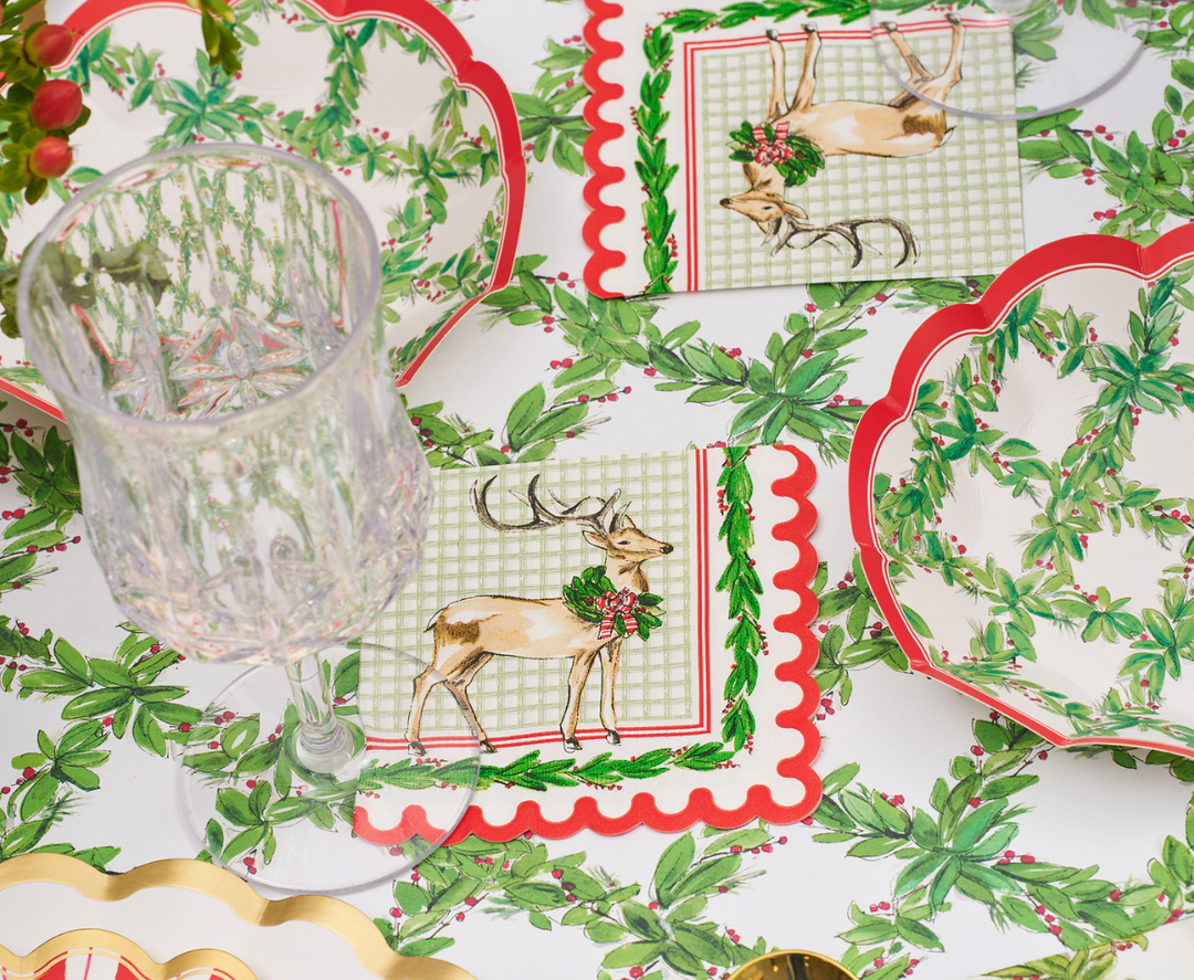 Holly Berry Cocktail Napkins/26pk