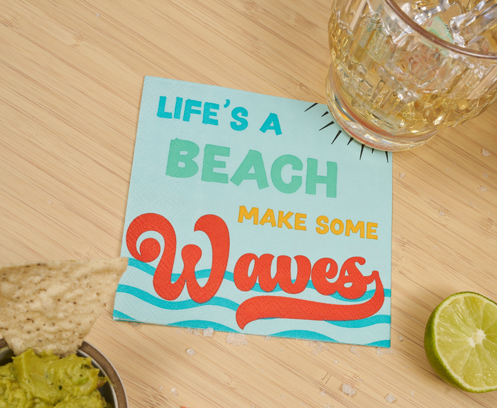 Life's a Beach make some Waves Napkins/26pk