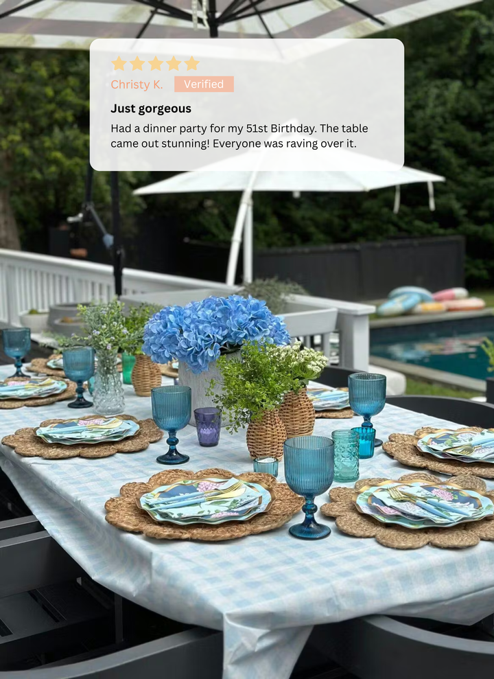 Hydrangea Table Setting