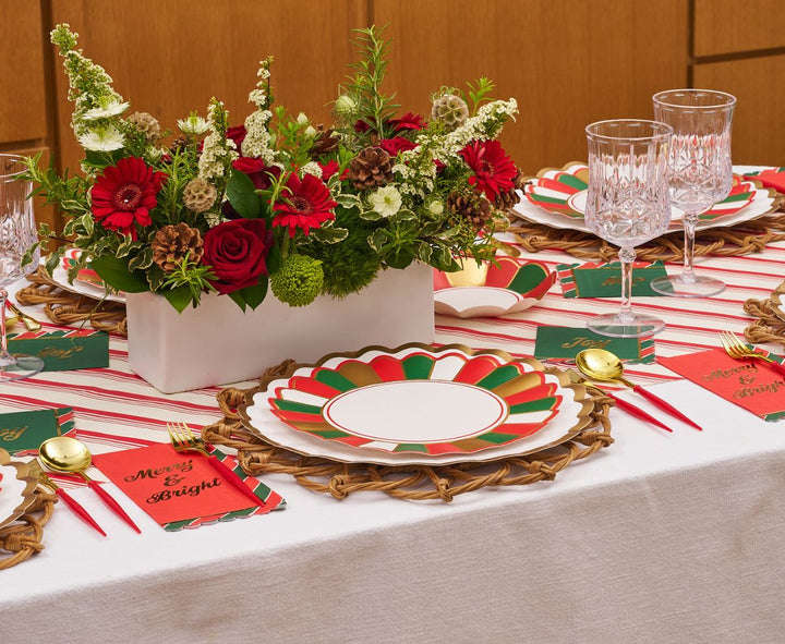 Joyful Christmas Table Setting