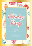 Jolly Holiday Invitation Digital Download