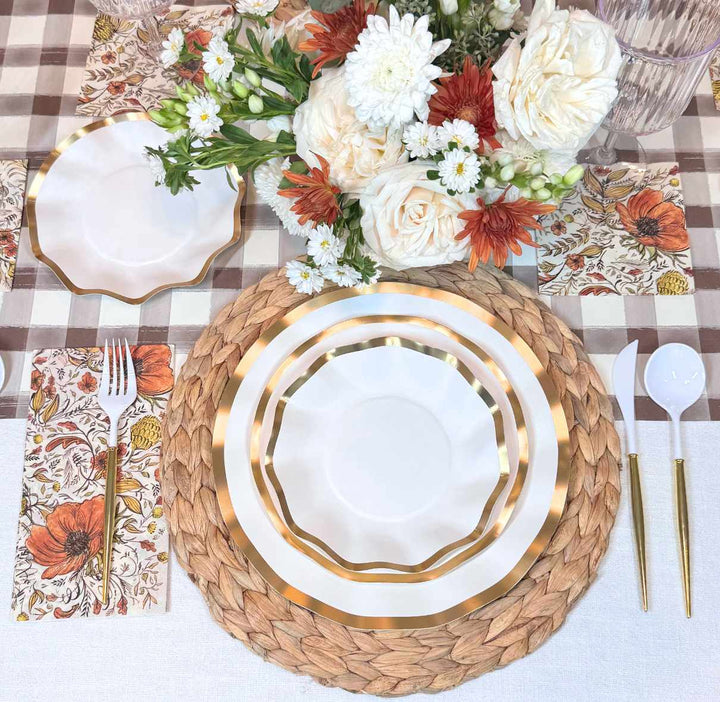 Autumn Blossom Table Setting