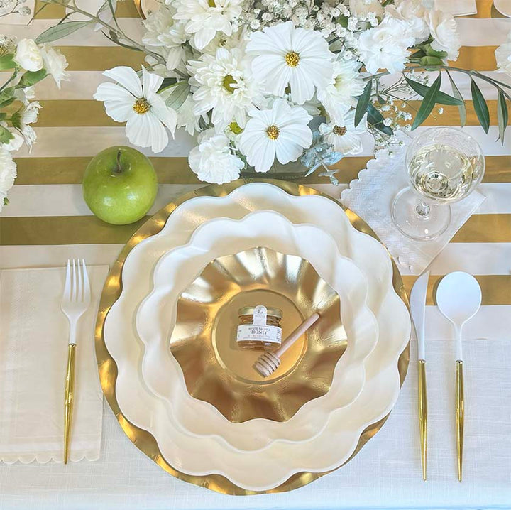 The Ultimate Sukkot Tablescape: Cream & Gold