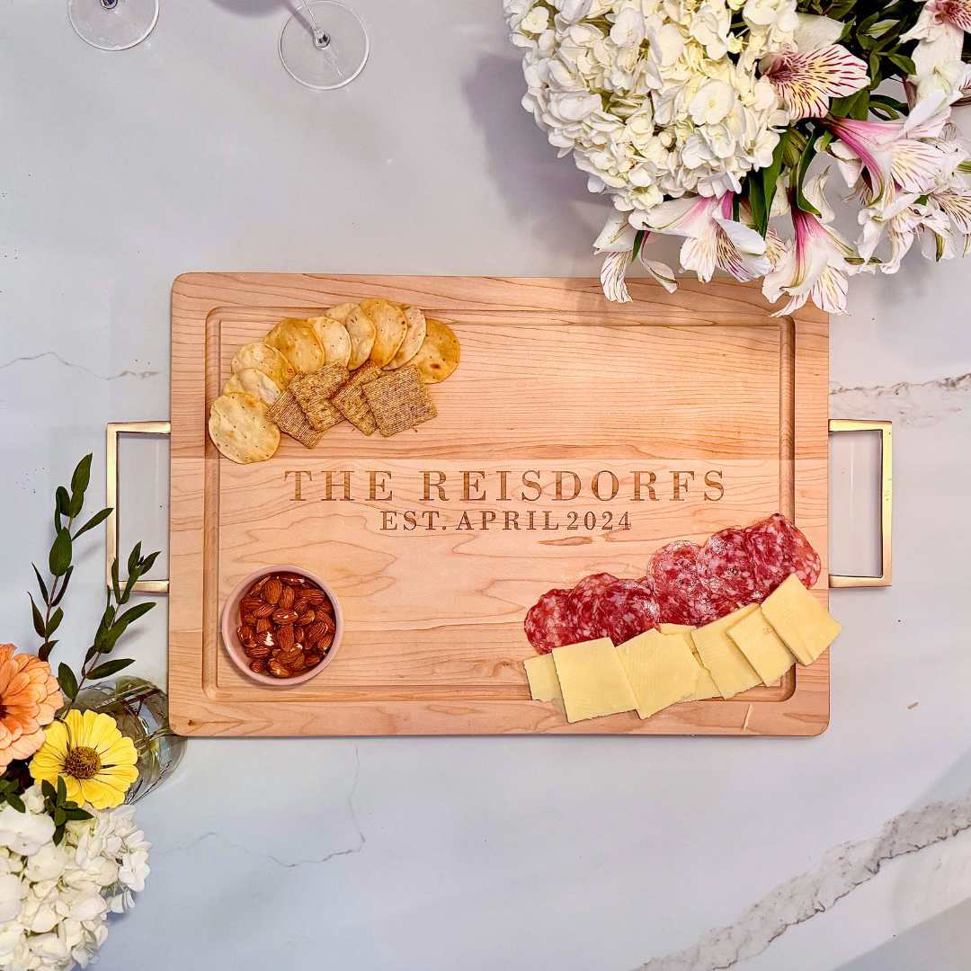 Personalized Maple Wood Cutting + Cheeseboard (Test)