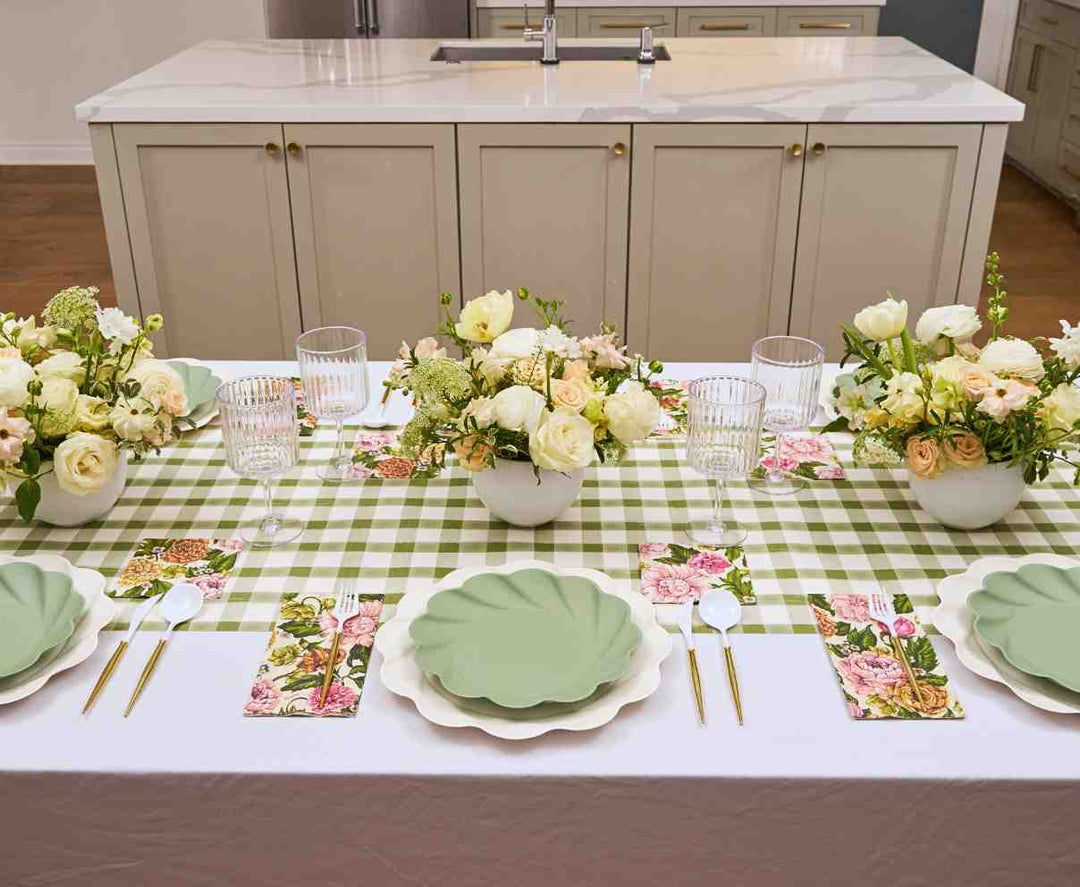 Garden Rose Table Setting