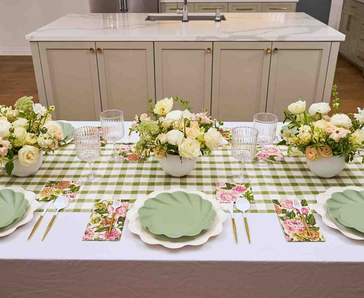 Garden Rose Table Setting