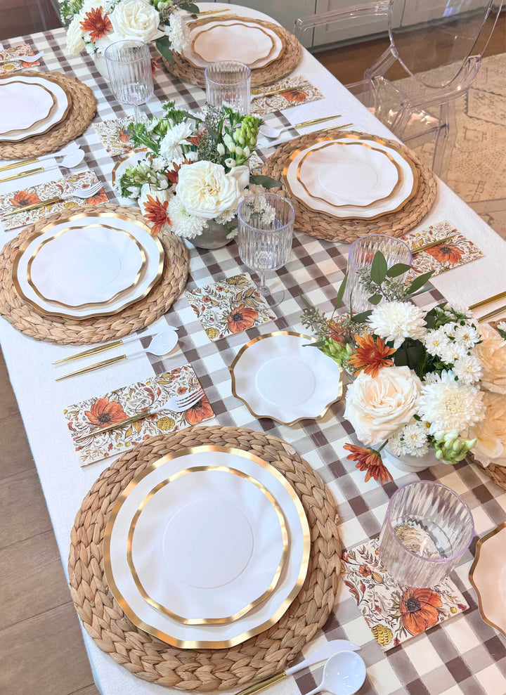 Autumn Blossom Table Setting