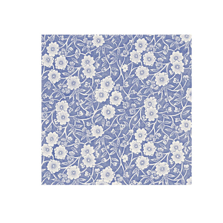 Blue Calico Paper Cocktail Napkins/20pk
