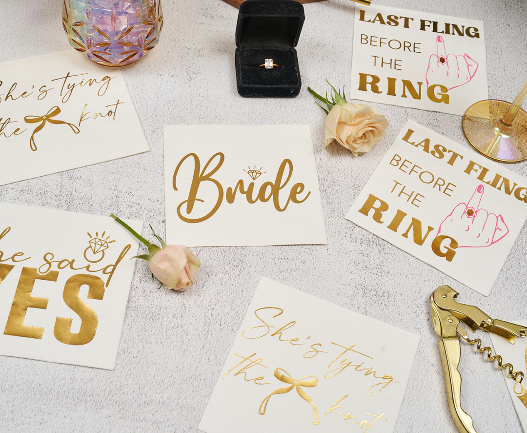 Last Fling before the Ring Cocktail Napkins /26pk