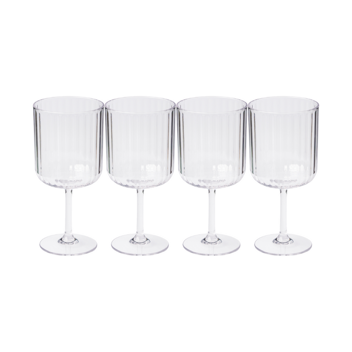Wine Modern Stemmed | Clear | 4 Pack | 17 Oz