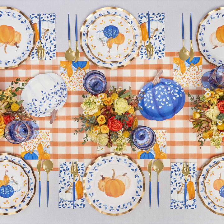 Harvest Blues Table Setting