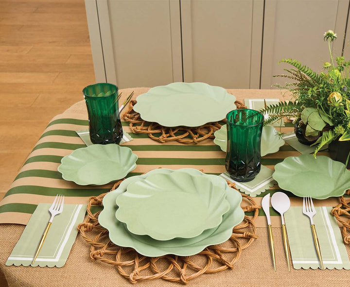 Simply Eco Compostable Table Setting - Sage