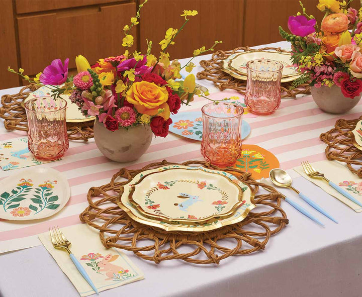 Folklore Easter Salad Plates/8pk