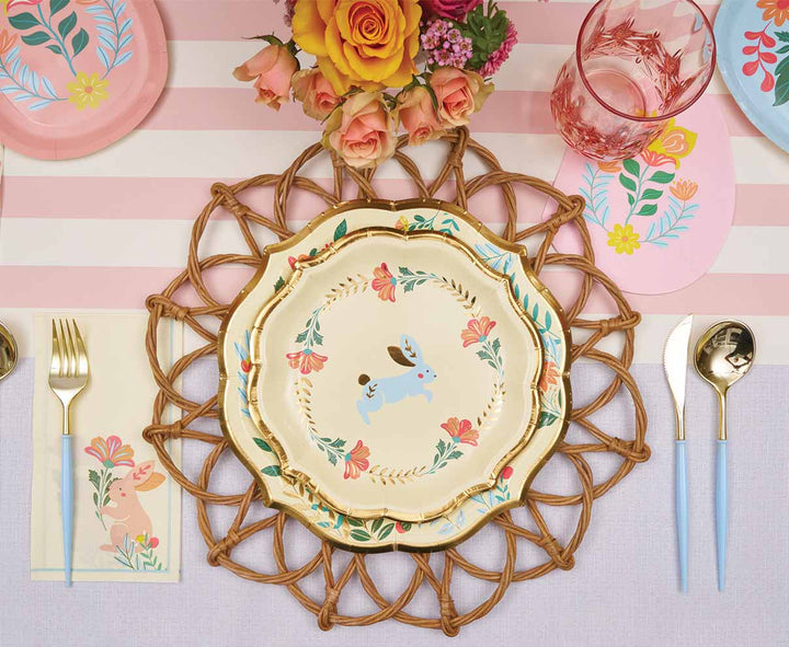 Folklore Easter Table Setting