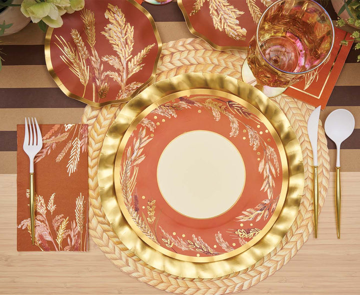 Harvest Wheat Cocktail Napkins/20pk