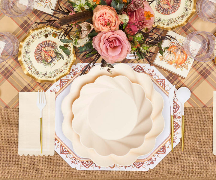 Ivory Harvest Table Setting