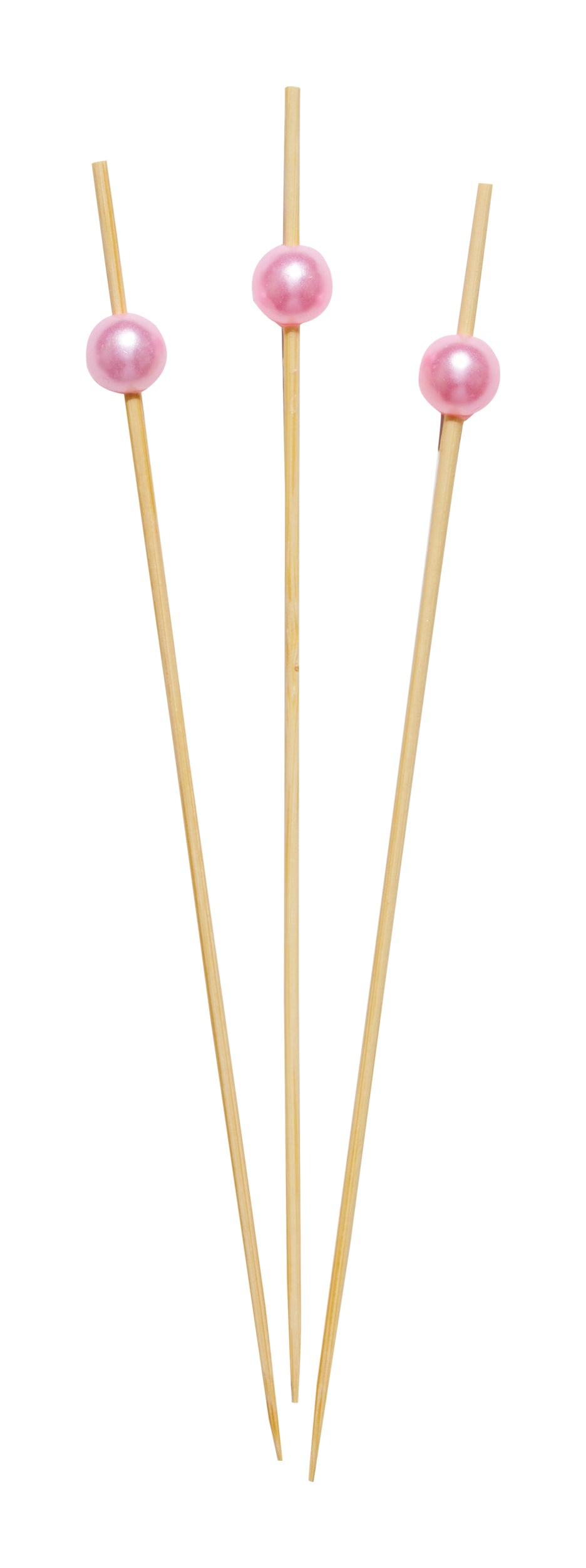 Pearl Pink 6 Inch Wood Party Pick/30pk - Gift Box