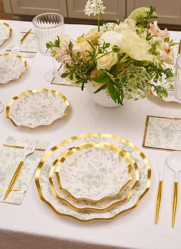 Timeless Sage Appetizer/Dessert Bowls/8pk