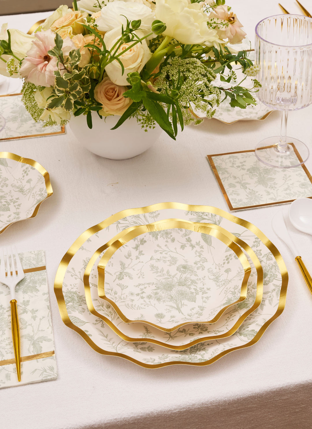 Timeless Sage Appetizer/Dessert Bowls/8pk