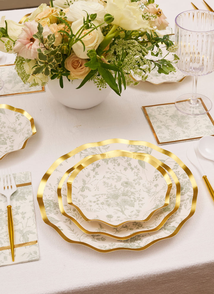 Timeless Sage Appetizer/Dessert Bowls/8pk