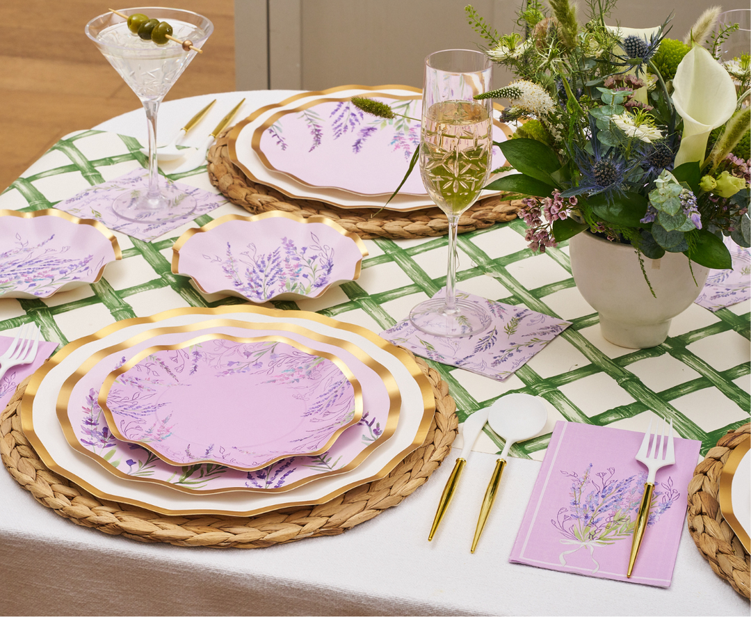 Lavender Fields Salad Plates/8pk