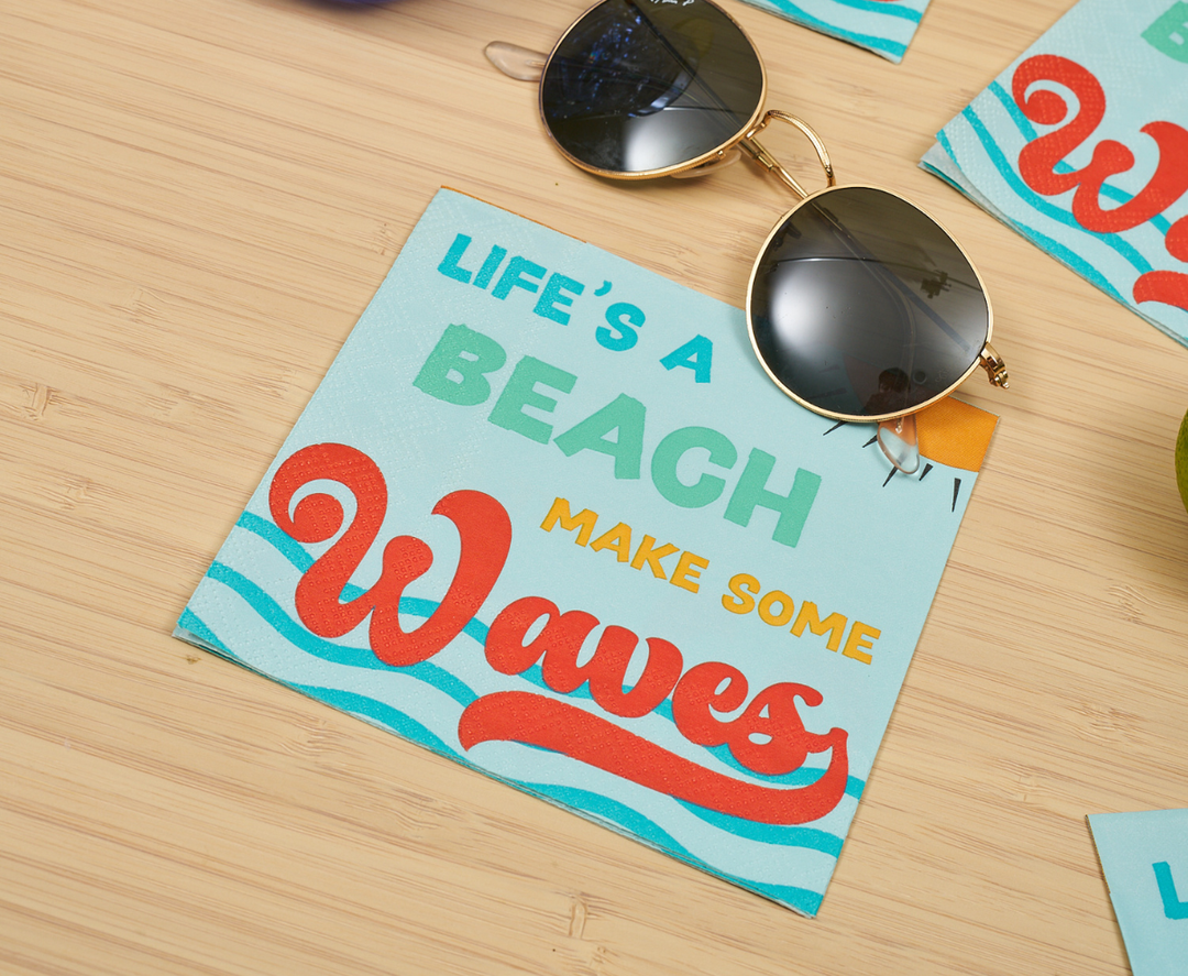 Life's a Beach make some Waves Napkins/26pk