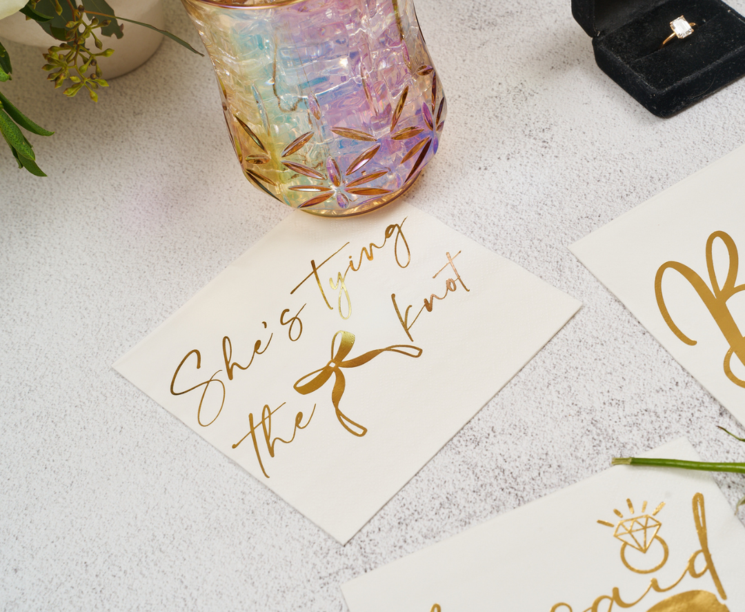 She's tying the Knot Cocktail Napkins /26pk