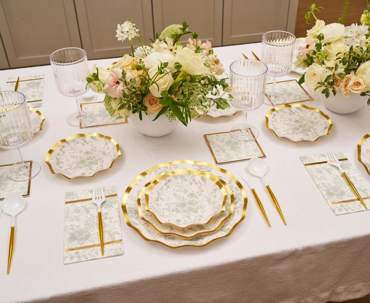 Timeless Sage Appetizer/Dessert Bowls/8pk