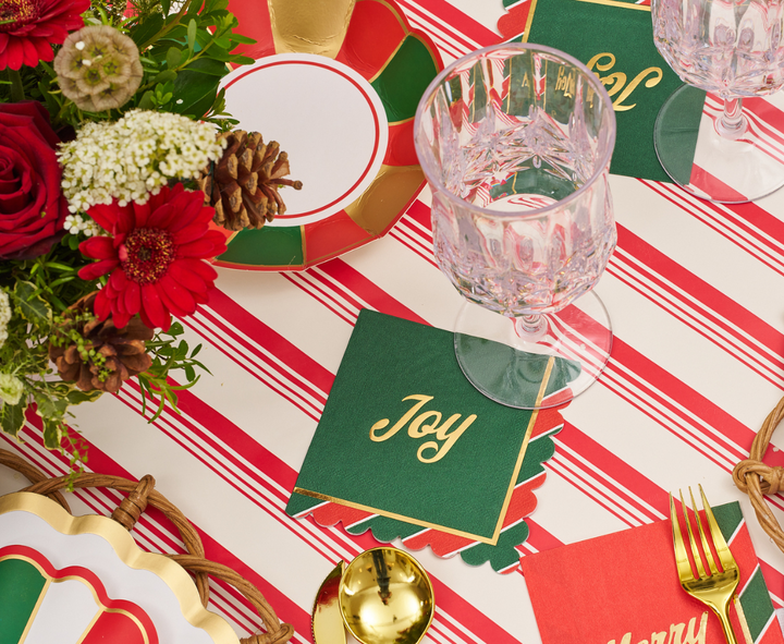Joyful Christmas Cocktail Napkins/26pk