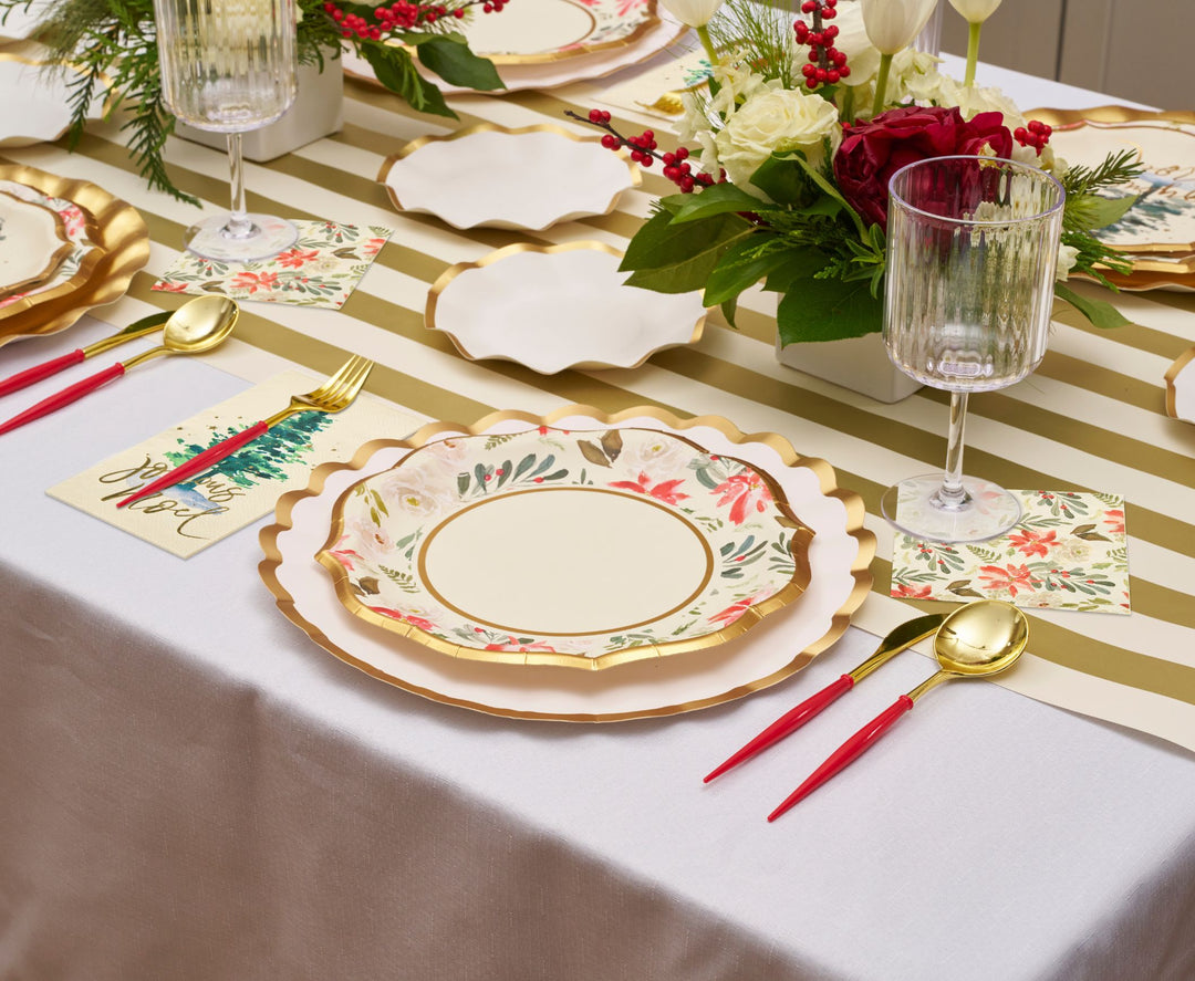 Gold Classic Stripe Runner - 20" x 25'