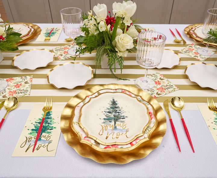 Winter Blossom Table Setting