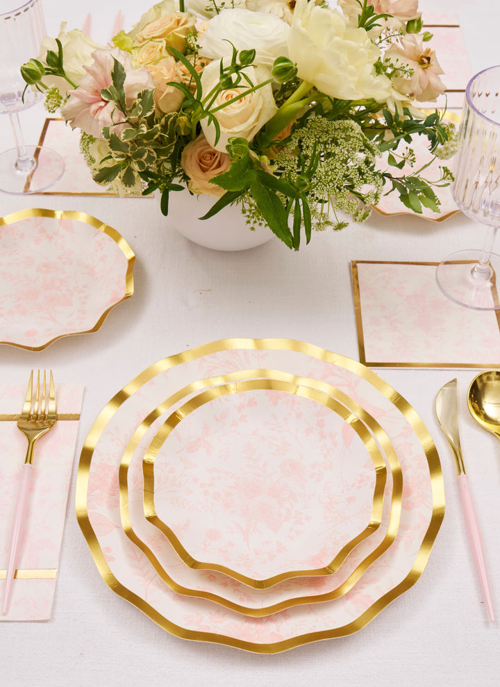 Timeless Blush Appetizer/Dessert Bowls/8pk