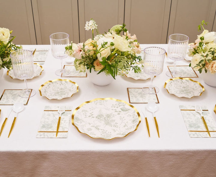 Timeless Sage Cocktail Napkins/20pk