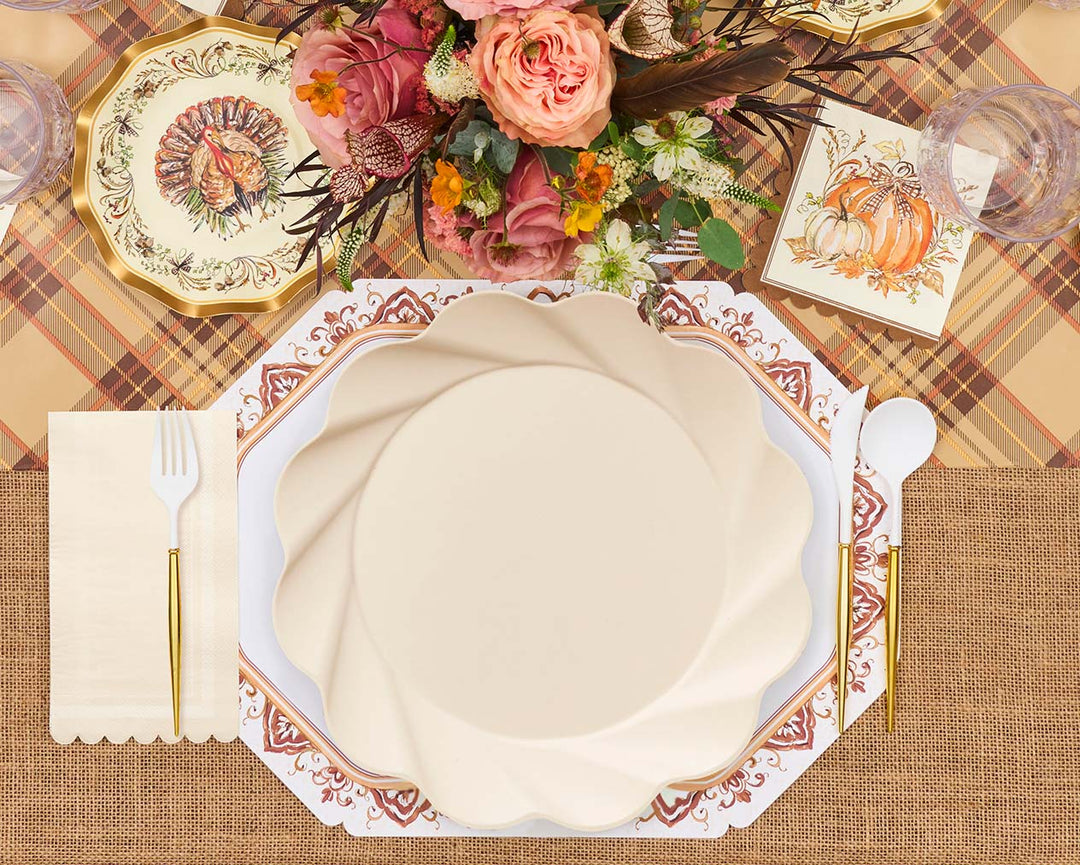 Ivory Harvest Table Setting