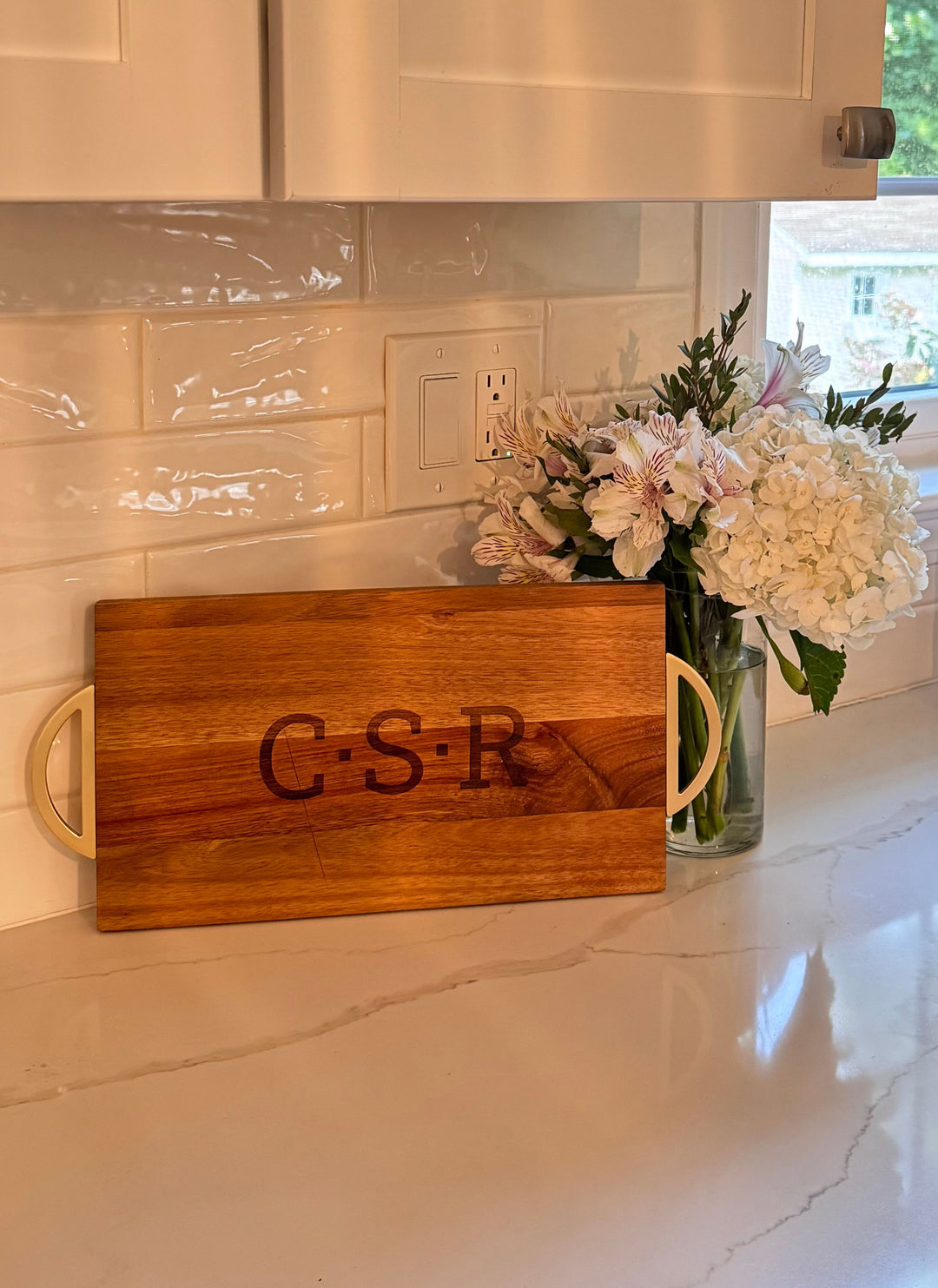 Acacia Modern Rectangle | Personalize | 14" x 8"