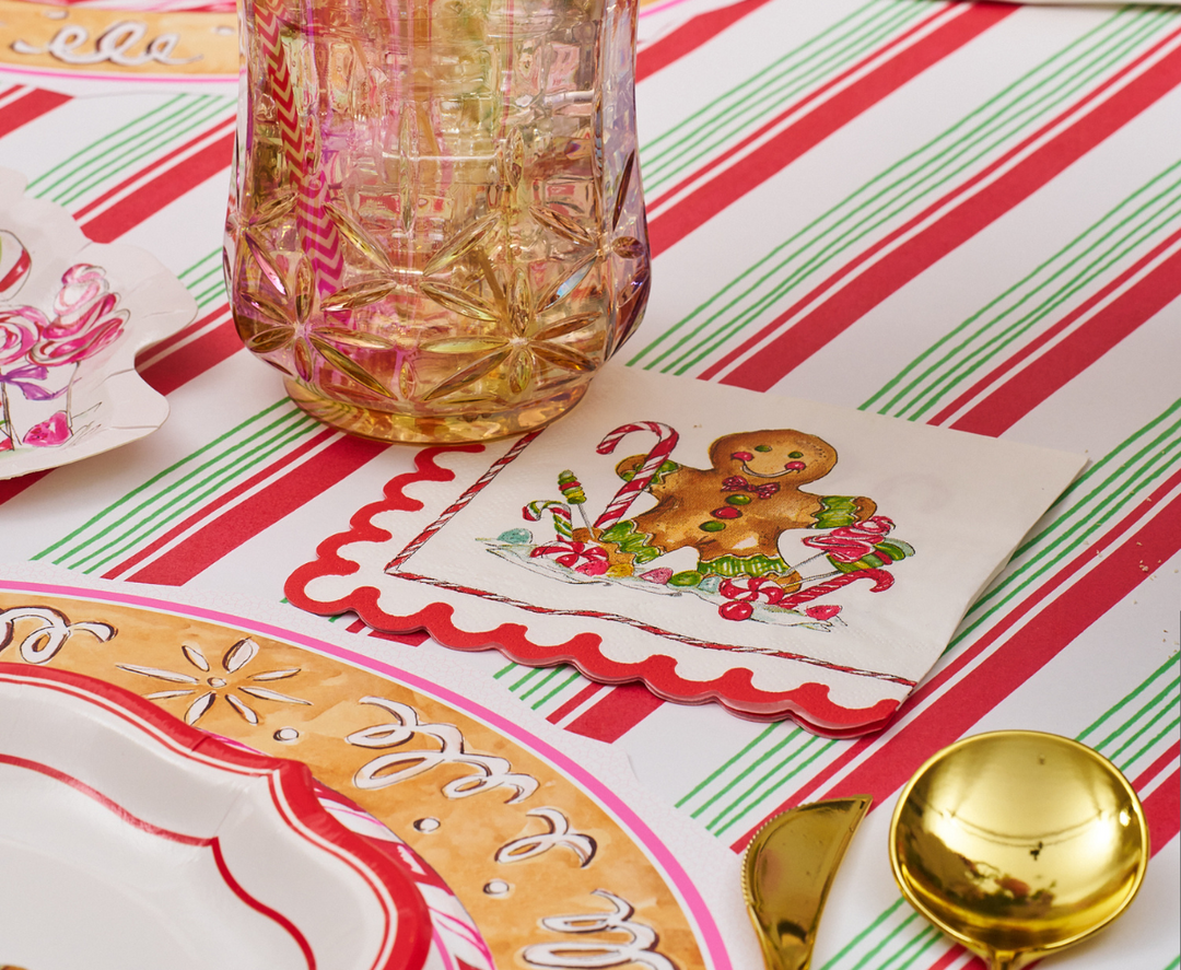 Gingerbread Cocktail Napkins/26pk