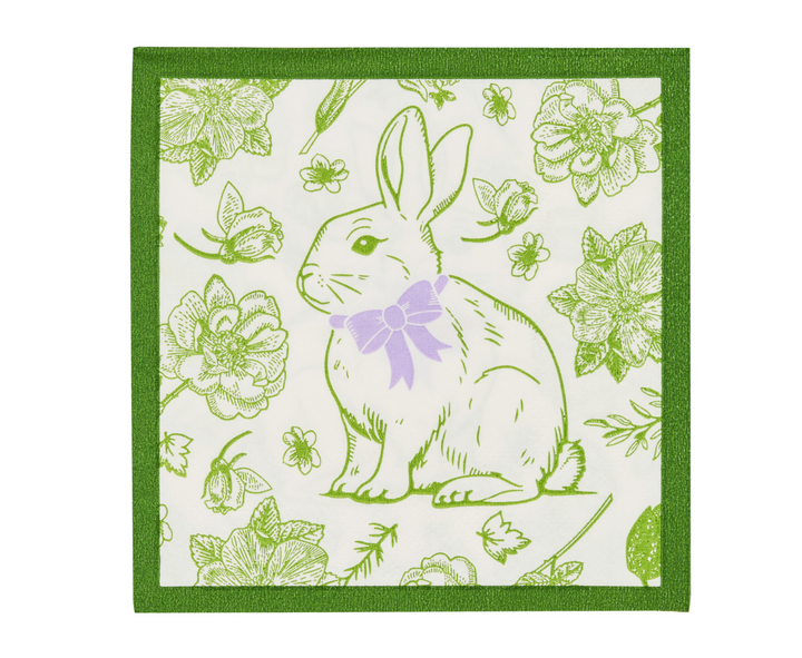 Easter Toile Cocktail Napkins/26pk