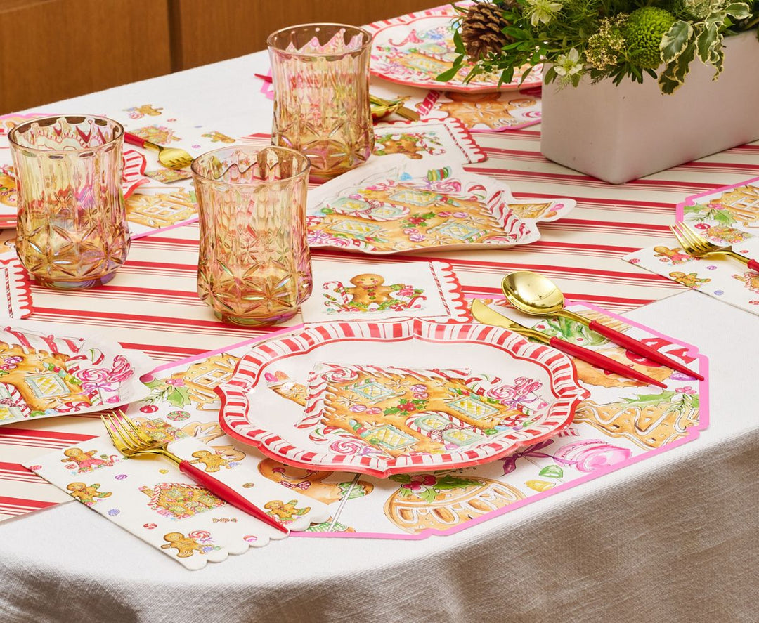 Gingerbread Table Setting