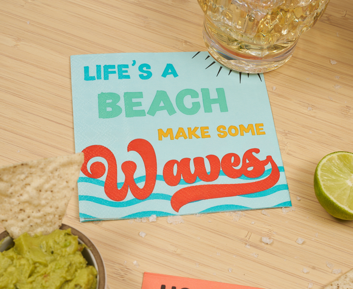 Life's a Beach make some Waves Napkins/26pk