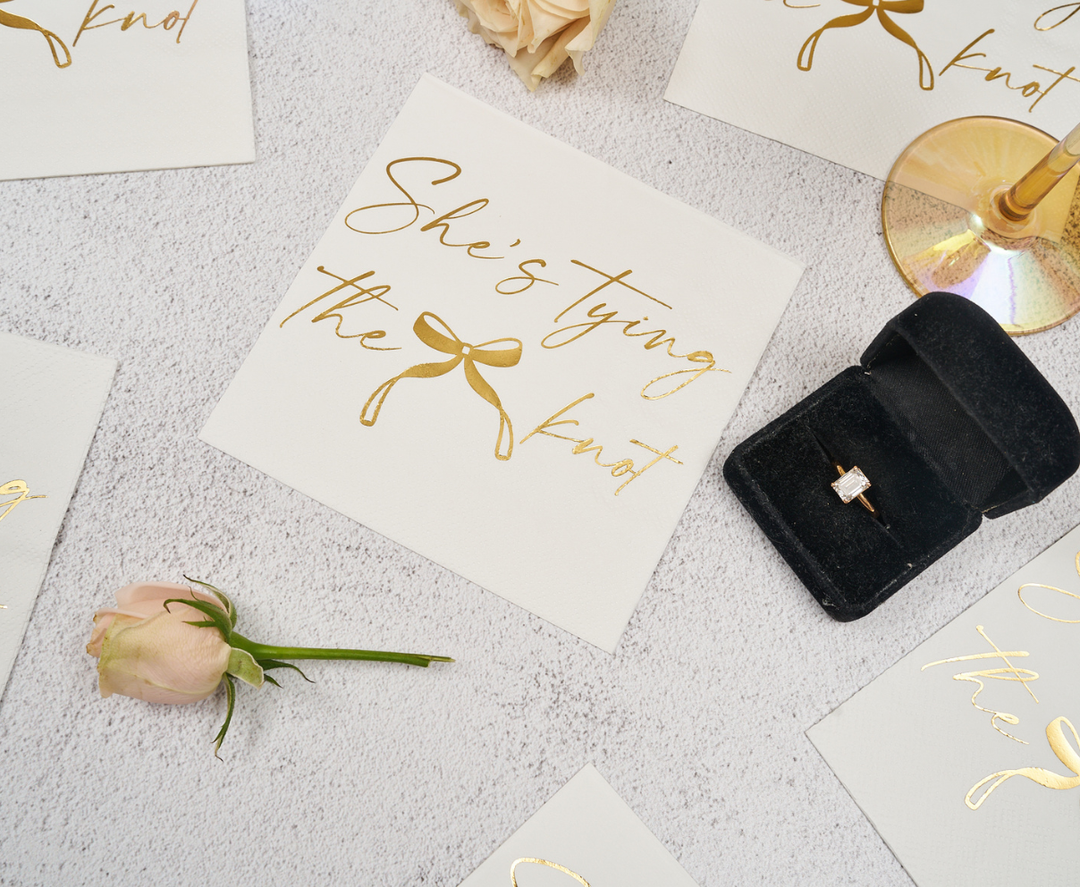 She's tying the Knot Cocktail Napkins /26pk