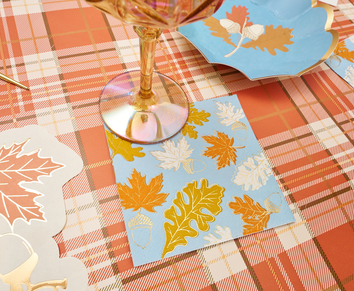 Sophistiplate Gilded Harvest Cocktail Napkins - Thumbnail 3