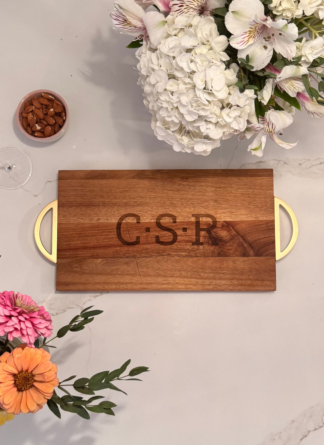 Acacia Modern Rectangle | Personalize | 14" x 8"