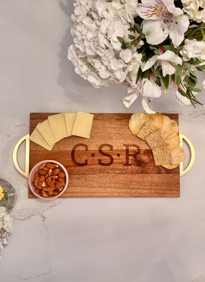 Acacia Modern Rectangle | Personalize | 14" x 8"