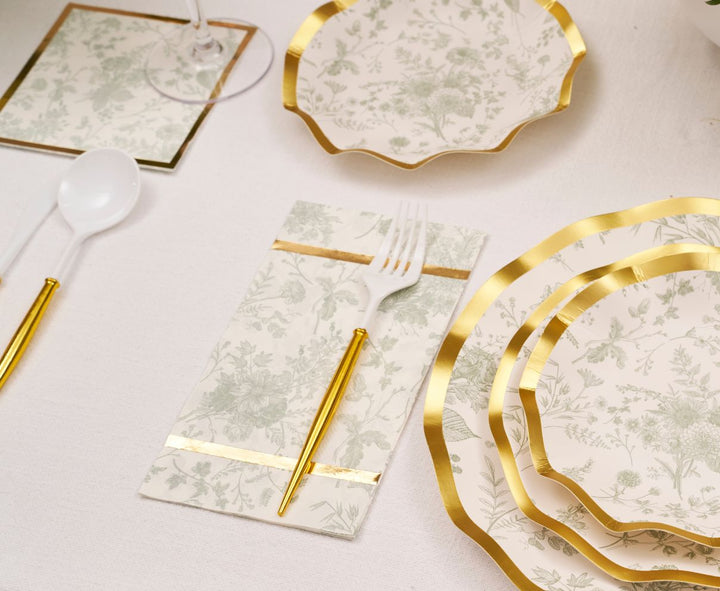 Timeless Sage Appetizer/Dessert Bowls/8pk