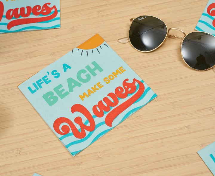 Life's a Beach make some Waves Napkins/26pk