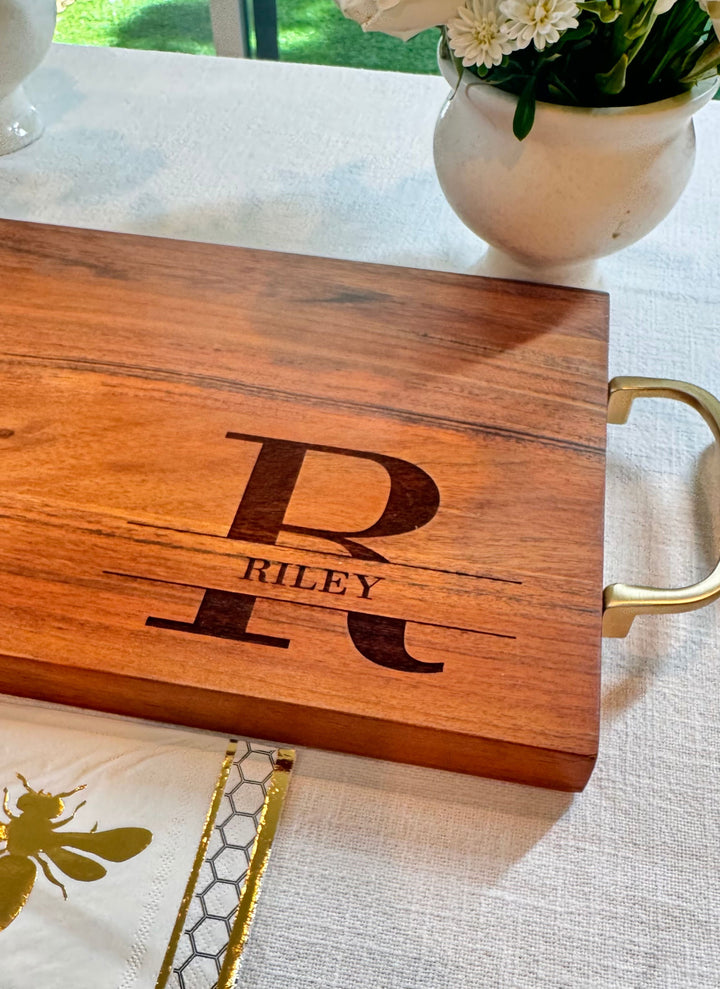Acacia Serving Board | Personalize | 30 x 10"