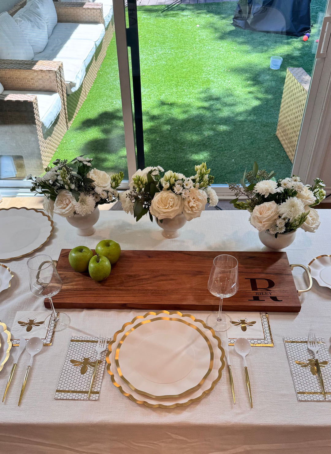 Acacia Serving Board | Personalize | 30 x 10"